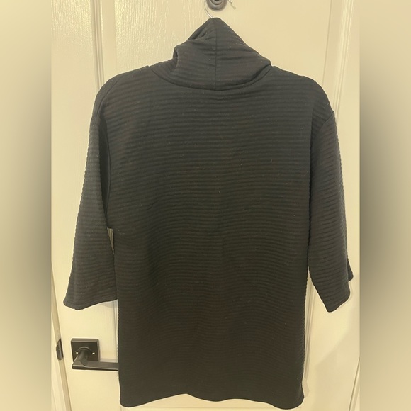 Thick ribbed funnel neck sweater - Picture 3 of 3